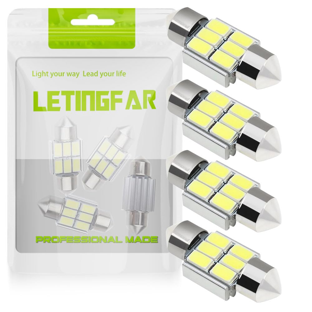 

T10 31mm LED Room Lamp, White, T10 x 31 mm Built-in Canceller, 5630 6SMD белый