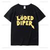 Funny Clothes LODED DIPER DIARY OF A WIMP KID Printed T-shirt Tops Womens  Summer Comfortable Tops Street Fashion