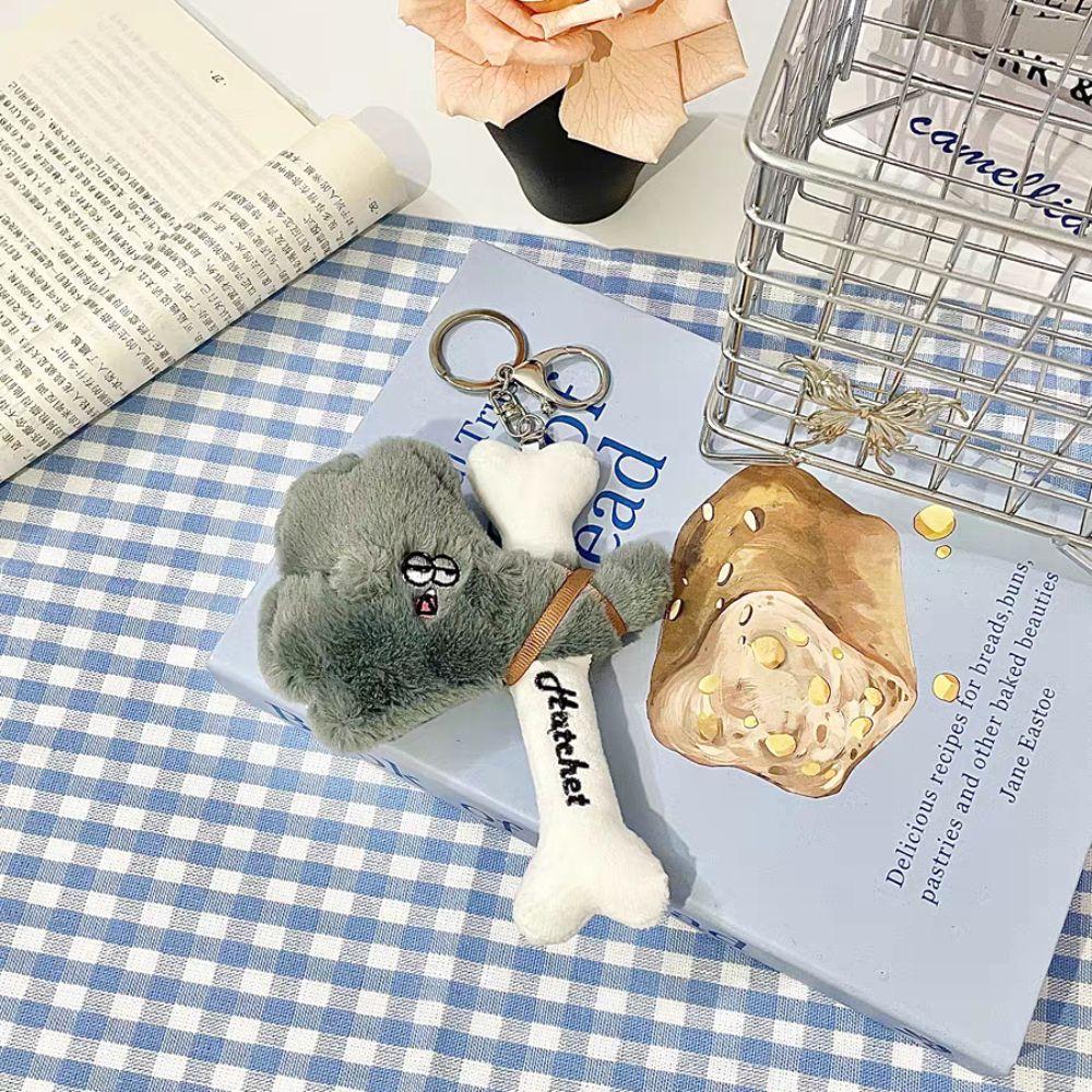 Soft Cartoon Hammer Plush Pendant PP Cotton Stuffed Toy Key Chain Children Girl