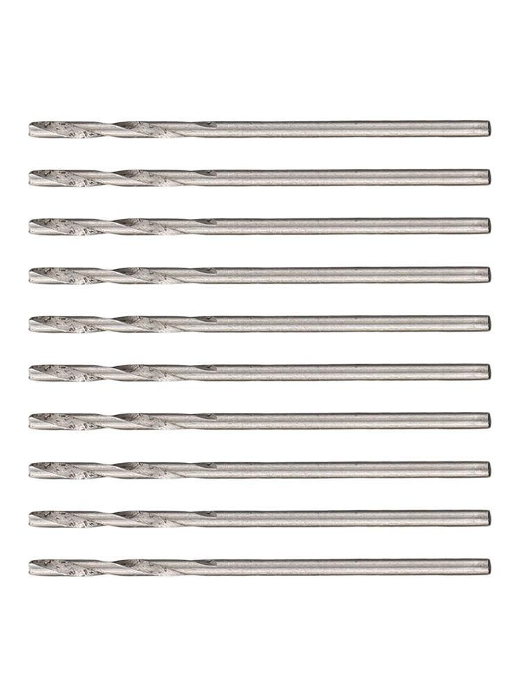 10Pcs 1-3.5mm M35 Round Shank HSS Cobalt-Drill Spiral Drill Bit Parts Kit