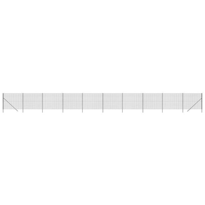 VidaXL Wire Mesh Fence, Decorative Fence Panel, Garden Patio Outdoor Protection Barrier, 154207