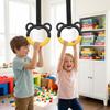 Durable Gymnastic Rings With Straps Fitness Exercise Ring Workout Gea Pull Up Bar  Fitness Training