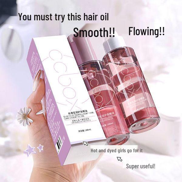 CCBox Hair Care Essential Oil Spray: Enhances Dryness & Frizz, Long-Lasting Fragrance, Non-Greasy Formula for Permed & Dyed Hair