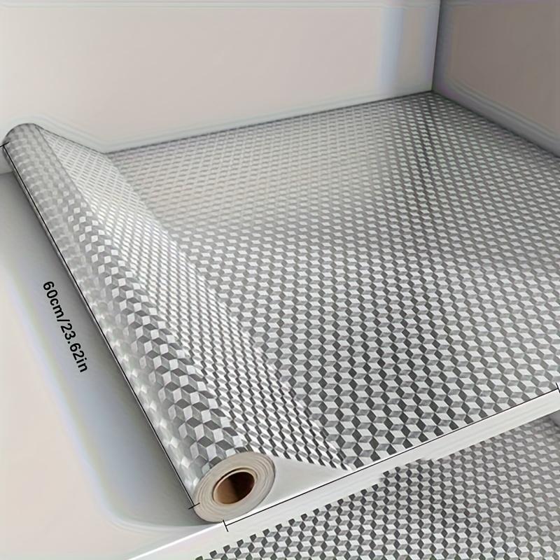 

1 рулон алюмінієвої кухонної наклейки - Водонепроникна та маслостійка, Підходить для задніх панелей, вкладишів для ящиків - Міцна та легко чиститься, Кухонна організація 23.62*78.74in