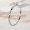 Women's Stainless Steel 2mm Minimalist Ring - Non-Fading Titanium Steel Fashion Accessory
