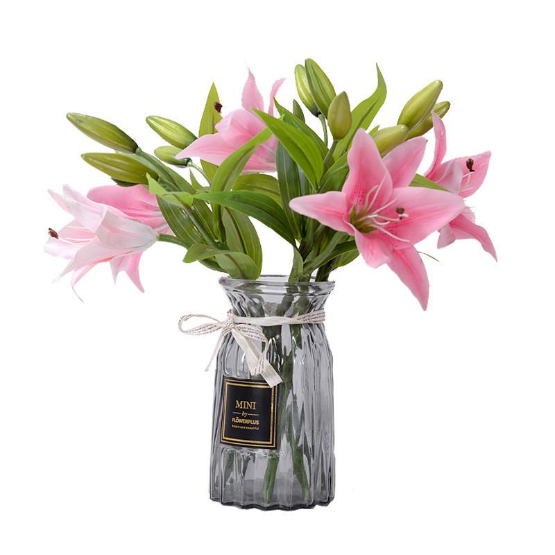 3d Fake Lily Flower Handcraft For Photography Wedding And House Decoration