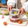 LocknLock Round Heat-Resistant Glass Food Storage Container