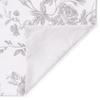 Francfranc Classic Flower Duvet Cover, Single, Gray, Floral Print, Monochrome Gray