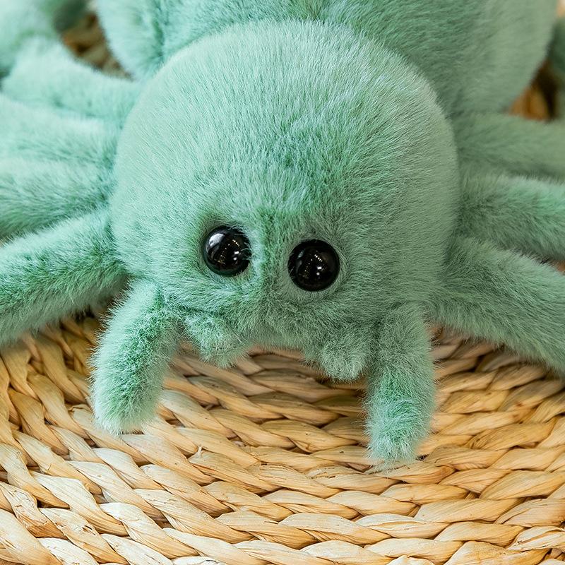 Red-tailed Spider Plush Toy Simulation Insect Doll Tricky Doll Scratching Machine Doll Tricky Toy