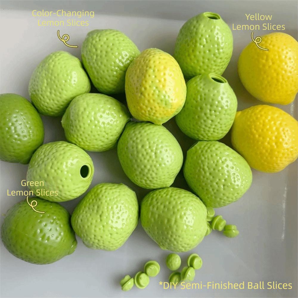 Weicher TPR Zitronenball Haut Flexibel DIY Druckball Kit Sensorisch DIY Leere Ball Haut Kinder Geschenk