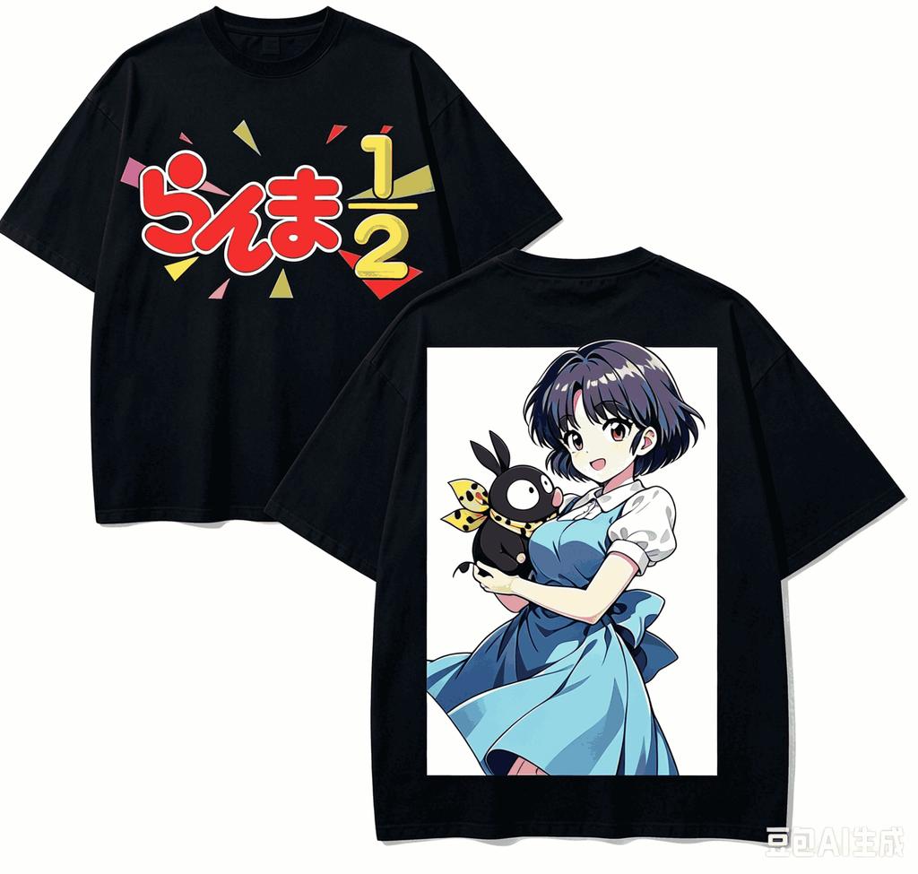 Ranma 12 Anime Lover TShirt Harajuku Cotton NewModel High Street Retro Fashion Oversized Unisex High Quality Comfortable Soft