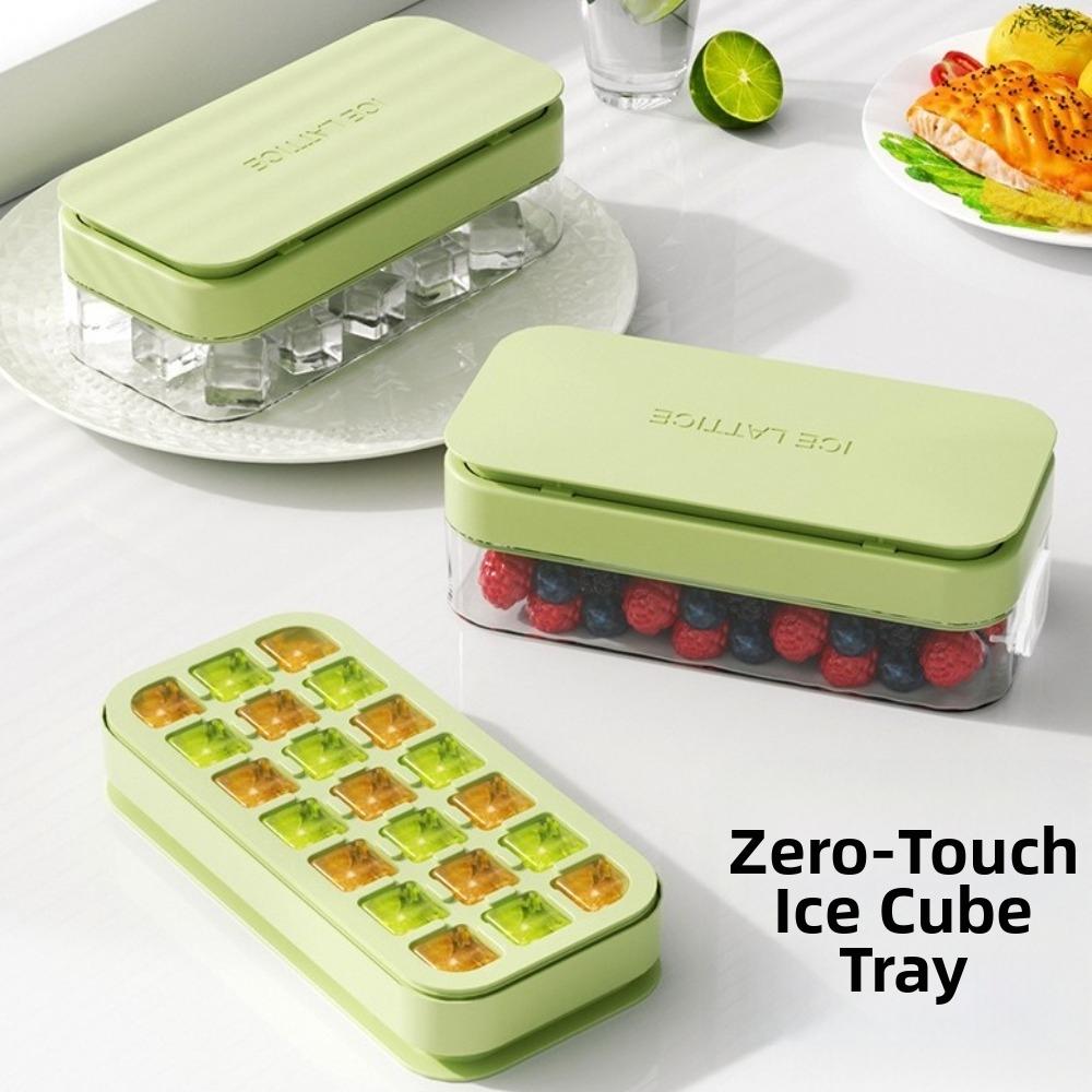 Space Saving Ice Cube Tray Silicone Pressure Ice Mold Homemade Ice Cube Maker Household Use