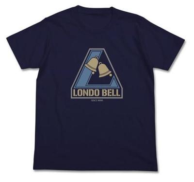 Gundam UC Londo Bell T-shirt, Navy, Size L, Cotton