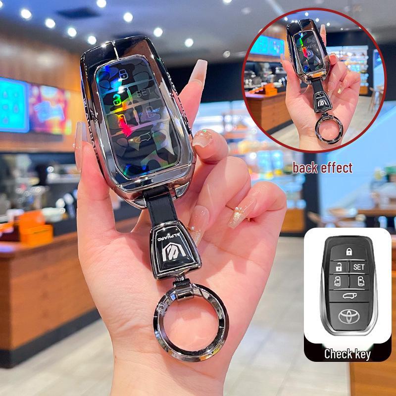 Toyota Sienna Key Case: Compatible with 24 Models, Granvia, Alphard, Vellfire Metal Shell Buckle