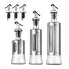 Premium Glass Oil&Vinegar Dispenser Bottle,Leak-Proof Kitchen Tool for Cooking/Salad,Glass Olive Oil Dispenser Bottle with Scale