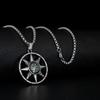 Trendy Titanium Steel Men's Dog Tag Necklace - Hip-Hop Style Pendant Chain