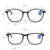 Square Round Frame Reading Glasses Women Men Ultralight Anti-blue Light Glasses Far Sight Eyeglasses Diopters +0.5 +1.0 To +4.0