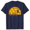 Heartbeat Volleyball Player Sports Tshirts for Men Hip Hop Streetwear TShirt Camisetas 2025 Classic Popular Tee Shirt Men