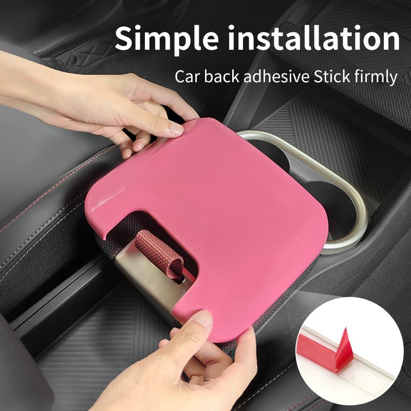 Central Control Storage Box Decorative Cover For Mini JCW Countryman U25 2024 2025 ABS Car Interior Protective Cover Accessories