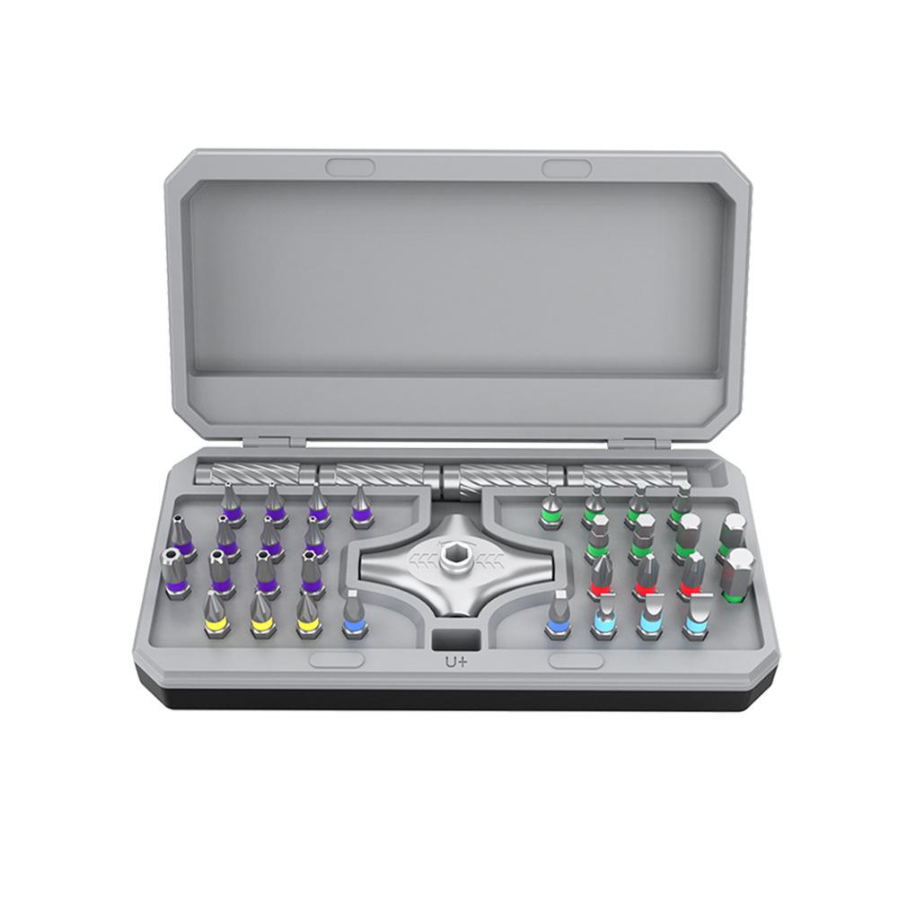 34-in-1 Ratchet Screwdriver Wrench Set Manual Multifunction Ratchet Wrench Set Tools