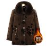 Winter Velvet Thickened Mink Coat Medium Old Man Cotton Coat Warm 0 Old Lady Coat