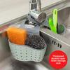 Kitchen Thickened Double Sink Hanging Bag Sink Plastic Drain Basket Storage Hanging Basket Storage Rack Drain Rack