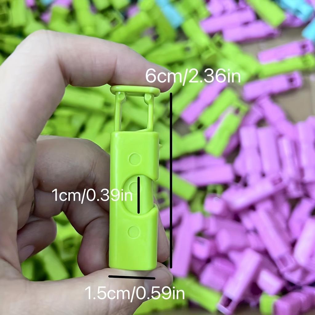 10 Pcs Food Bag Clips, Reusable Multi-Purpose Airtight Sealing Clips for Kitchen Storage & Snack Bags