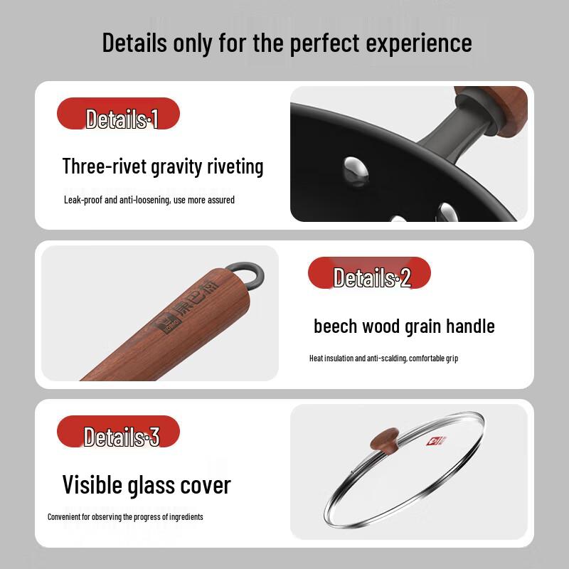 Kambach Traditioneller Eisenwok