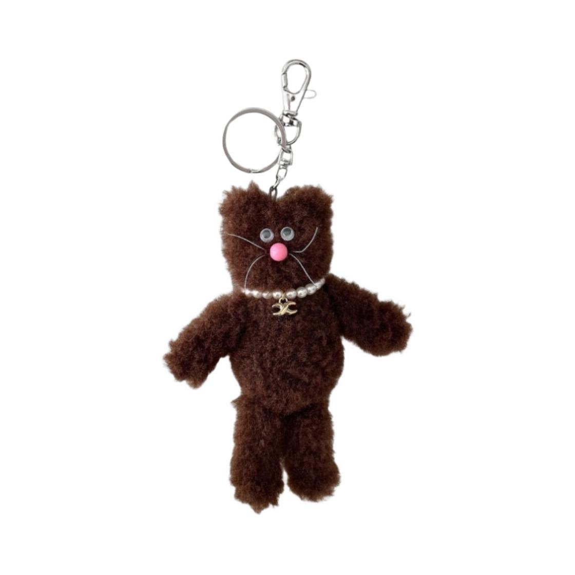 Monamhee x SSIL Bred Keyring Brown ONE SIZE коричневый
