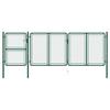 Garden Gate Steel 400 X 125 Cm Green