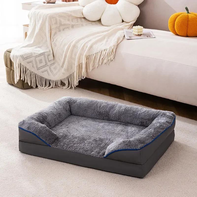 Haustier Katze Bett Sofa Haus Bonbonfarbenes Quadratisches Nest Haustiere Zwinger für Kleine Hunde Katzen Winter Welpe Kätzchen Schlafkörbe
