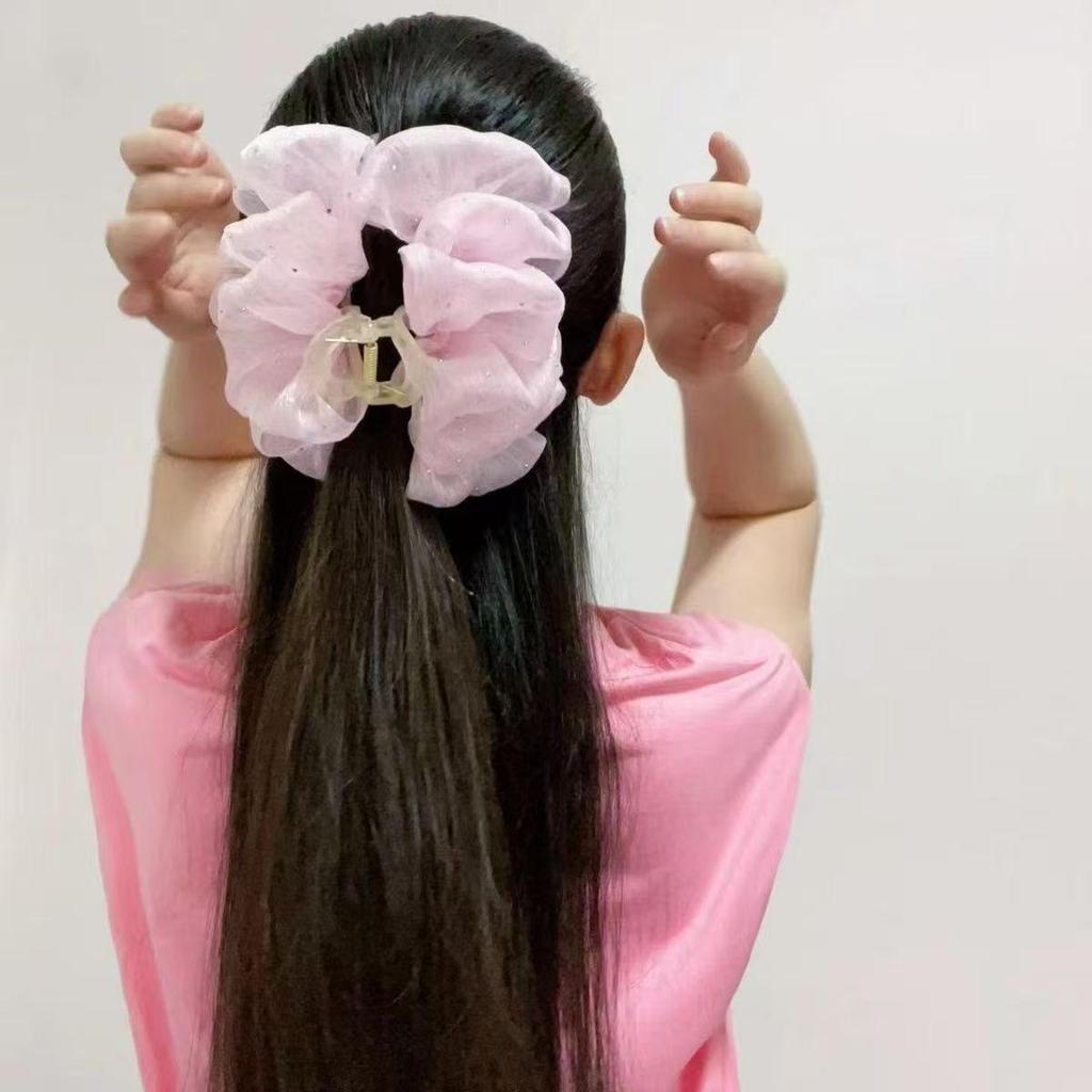Elegant Faux Pearl Tassel Hair Clip with Bow for Women - Chic Updo Accessory