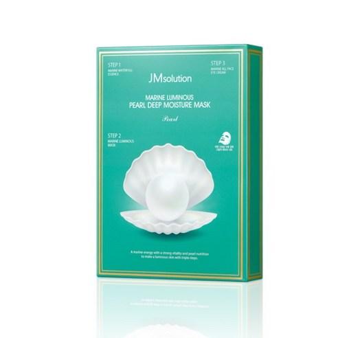 [JM SOLUTION] Marine Luminous Pearl Moisture Mask - 1 Pack (10ea) / 3 Step Mask