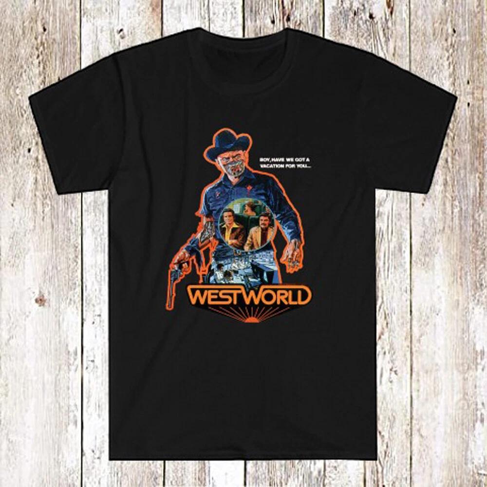 Westworld Retro Movie Men s Black Size S-5XL 3XL