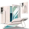 Elastic Wristband Phone Case For Samsung Z Fold 8 Fold8 Ultra Galaxy Z Fold 7 6 5 4 Camera Holder Front Glass Protect Cover