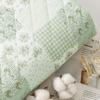 0.5m/1m/2m French Floral Quilted With Cotton Fabric for Winter Jackets, Quilts, Blanket Storage Bags Handmade DIY Sewing Fabrics