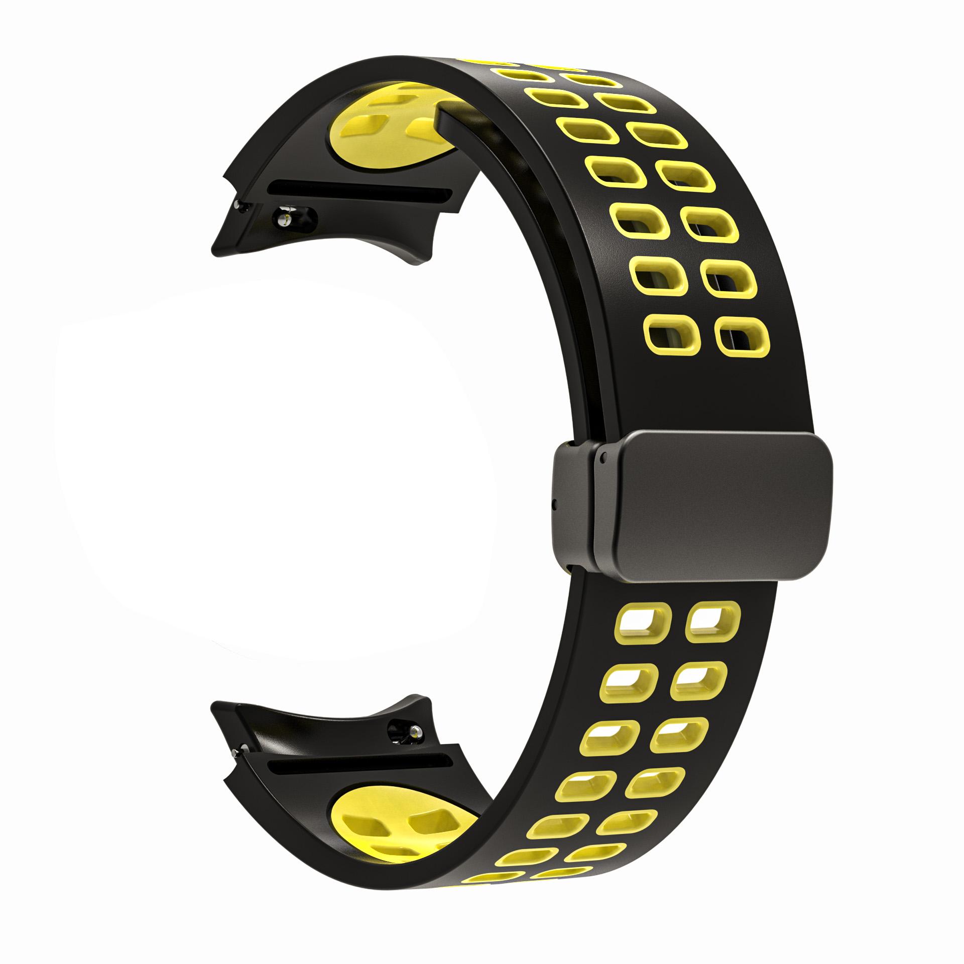 

Magnetic D Buckle Silicone Strap For Samsung Galaxy Watch 6 5 4 Series Sports Band For Galaxy Watch 45 44 40/Classic 47 46 43 42