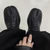 Split Toe Shoes Tabi Shoes Loafer for Men and Women Split Toe Thick Sole Casual Genuine Leather Shoes