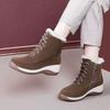 Autumn and Winter Casual Fashion Women's Shoes Round Head Velvet Warm Medium and Old Cotton Boots Snow Boots