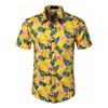 Shirt For Mens Hawaiian Banana Fruit Casual 3D Printed Beach Short Sleeve Brand Imported Clothing Plus Size Streetwear Vacation