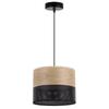 Single Hanging Lamp, Golden Oak Veneer Lampshade, 20Cm