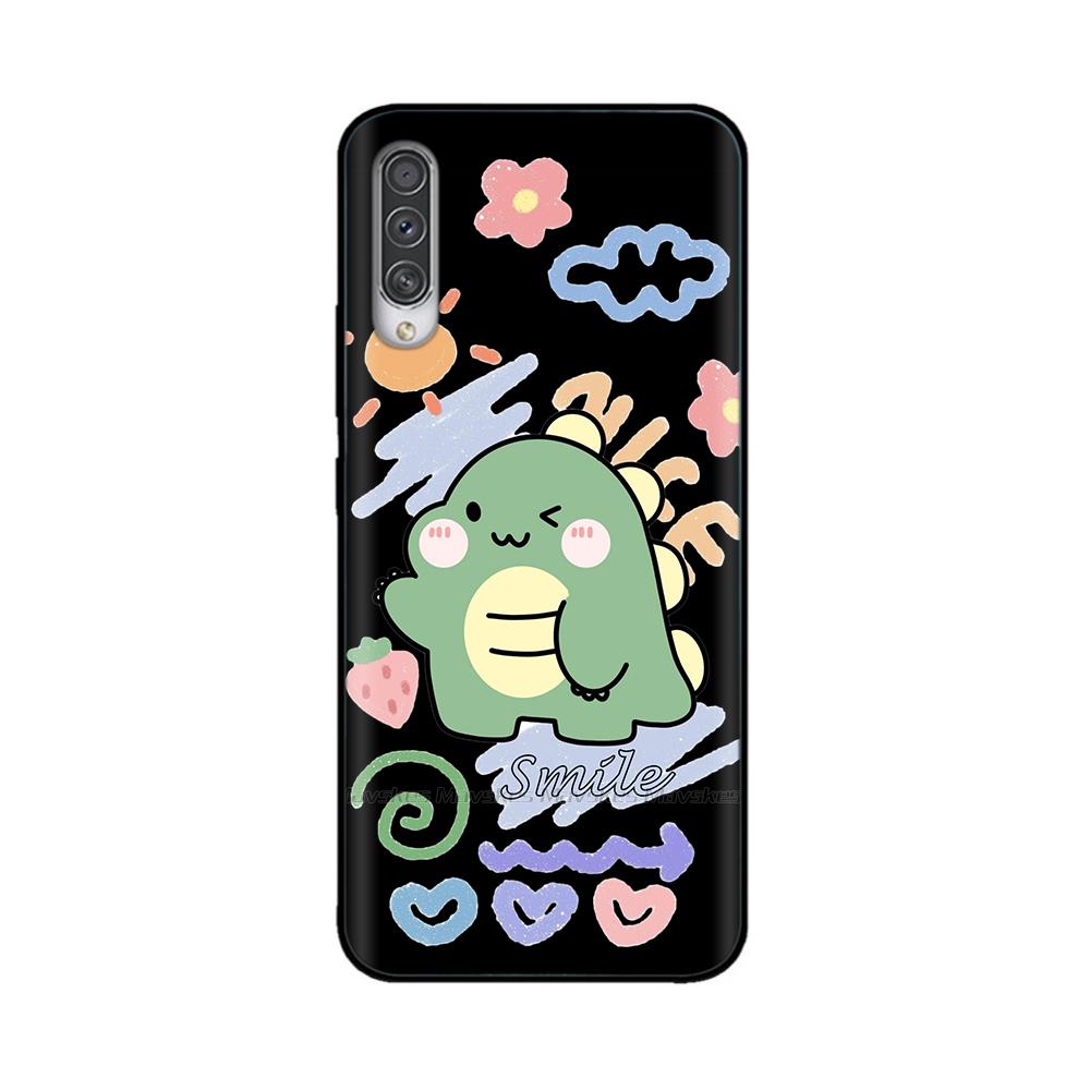 For Samsung Galaxy A50 Case Printed Cartoon Soft TPU Case Silicone Shockproof Back Cover For Samsung A50 A 50 Funny Phone Cases