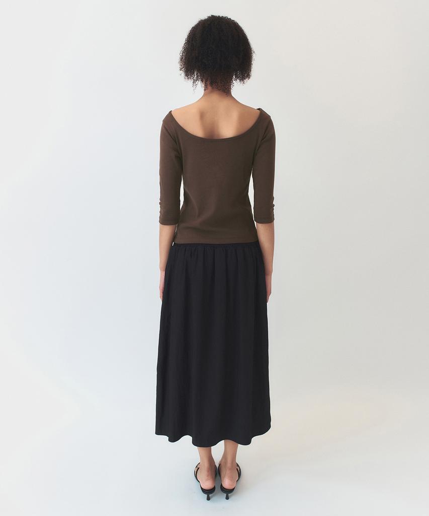 Simeteuligpeosenteu Smocking Skirt / Black