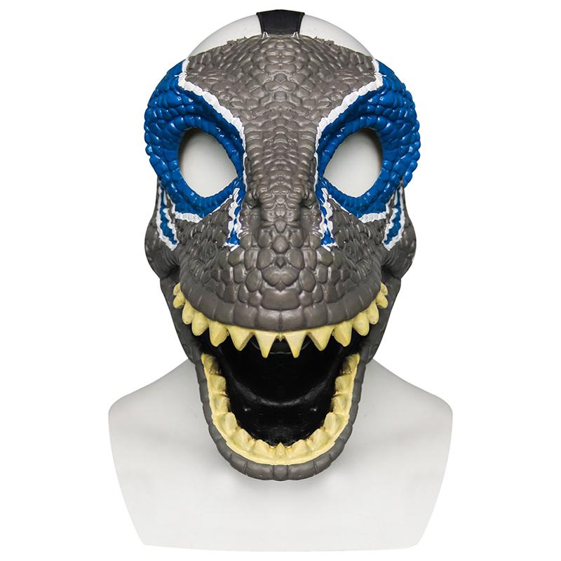 Halloween Opening Dinosaur Mask Halloween Foldable Latex Dinosaur Masque for Halloween Themed Party Accessory