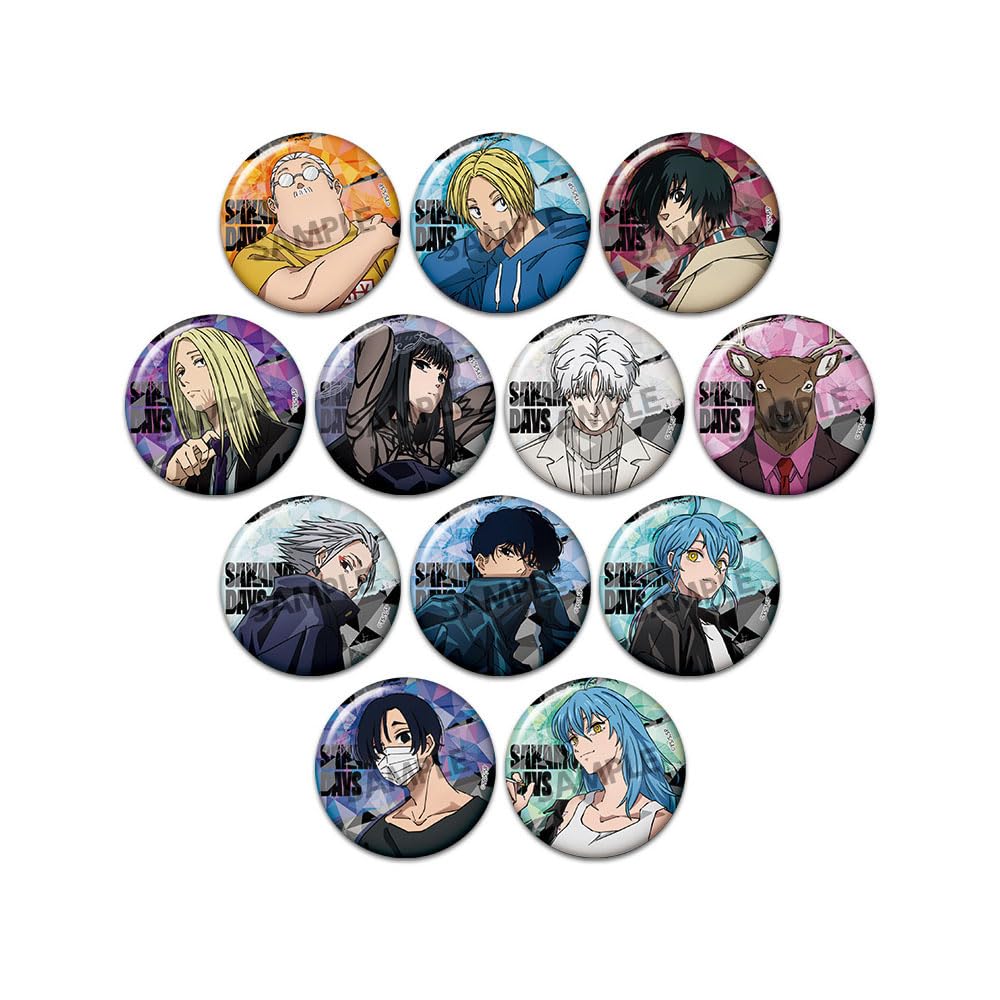 SAKAMOTO DAYS Trading Hologram Badges Vol.2 (12 Badges in 1 Box)