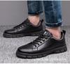 Autumn New Shoes for Men Genuine Leather Casual Shoes Fashion Sport Flat Shoes Winter Warm Plush Boots