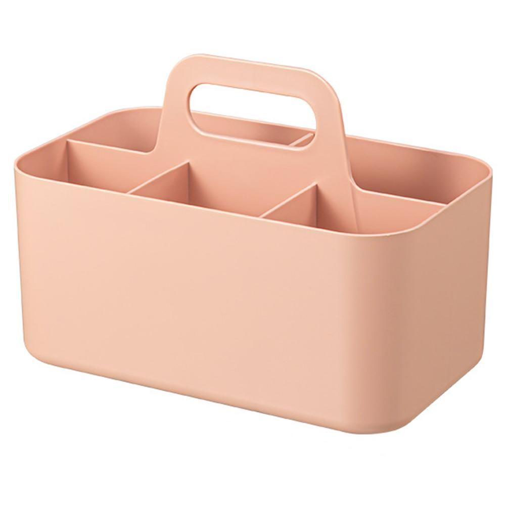 Aesthetic Plastic Storage Solution with Removable Dividers for Convenience