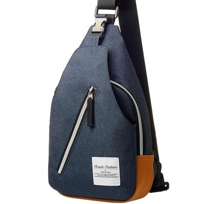 RONDE Crossbody taška s ramenným popruhom Pasuje na iPad Mini Pánsky popruh, (námorníctvo)