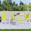 VidaXL Garden Chair Cushions High Back Set of 4 Bright Green 314120