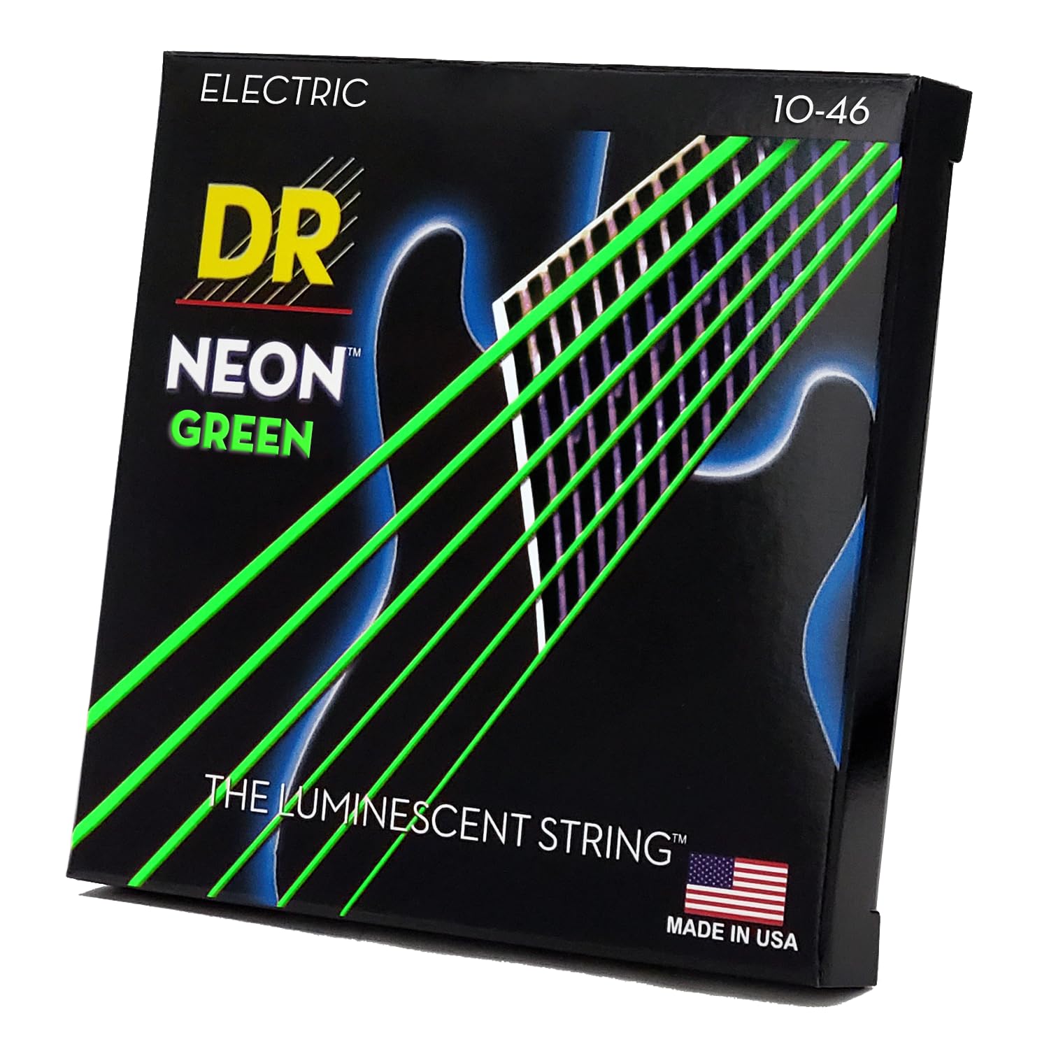 

DR NEON GREEN electric guitar strings DR-NGE10